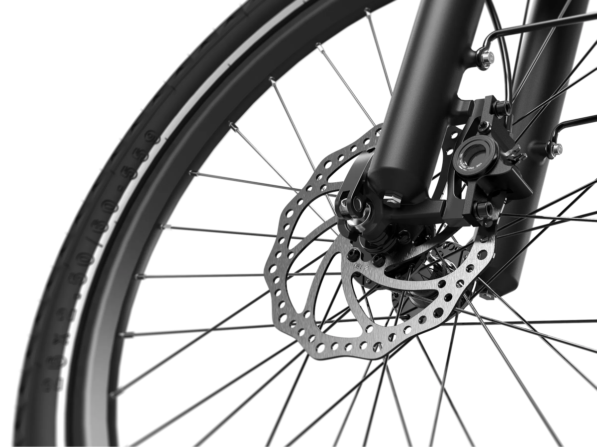 Dukawey FUGL3.0 front hydraulic disc brake detail
